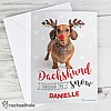 Personalised Dachshund Christmas Card (Rachel Hale)